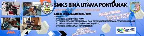 Selamat Datang Di Website Resmi Smks Bina Utama Pontianak