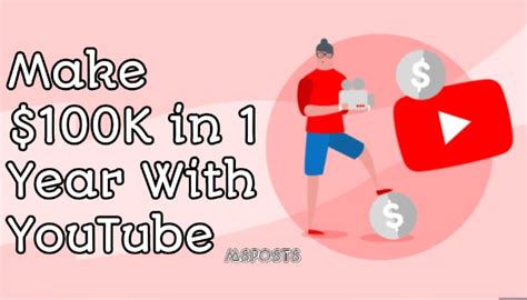 How To Make 100k In 1 Year With Youtube Ruletag