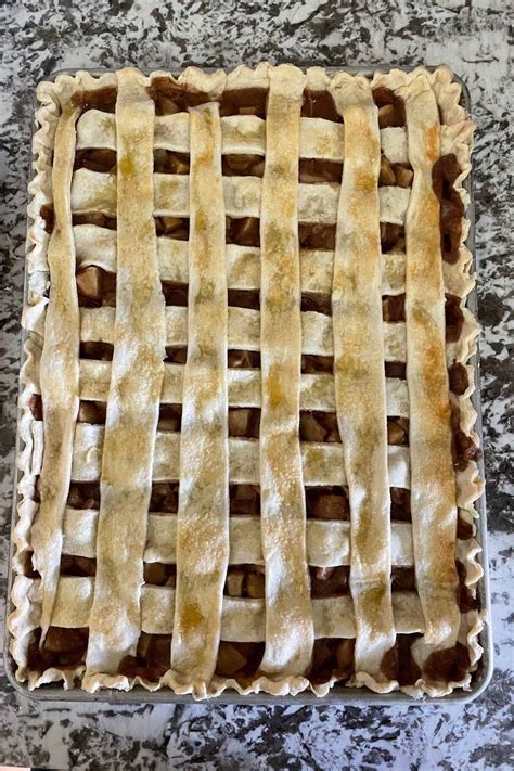 Apple Slab Pie Recipe From Scratch A Ranch Mom