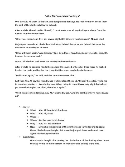 Abu Ali Counts His Donkeys Pdf