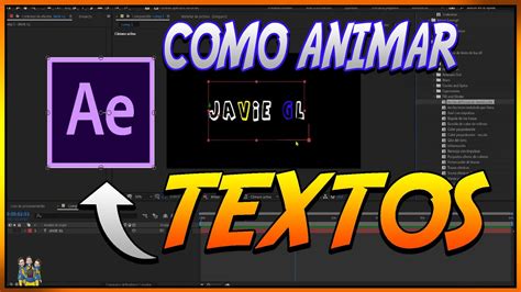 Tutorial After Effect Como Animar Textos Sin Plugins En After Effects