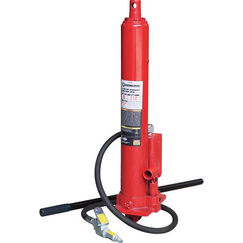 Strongway 8 Ton Long Ram Airhydraulic Jack — Single Piston Clevis