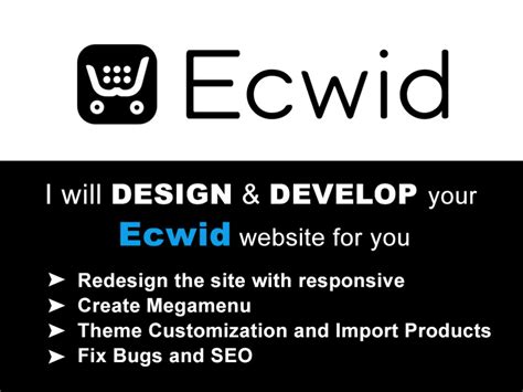 Complete Setup On Your Ecwid Store And Design On Your Ecwid Ecommerce