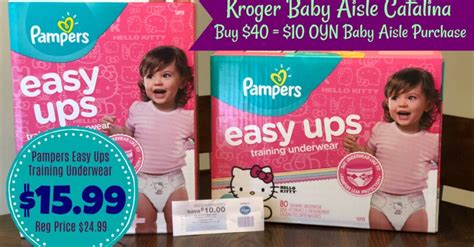 Pampers Easy Up Training Pants Boxes ONLY 15 99 Each With Baby Aisle