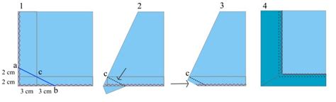 Comment Coudre Un Angle Avec Ourlet Breizh Mama