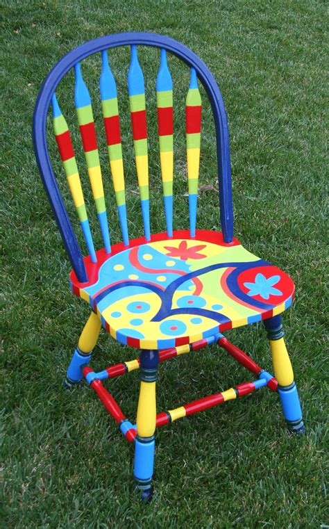 Funky Wooden Chair Painting Ideas