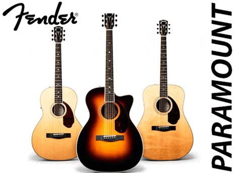 Fender Paramount La Nueva Serie De Guitarras Acústicas Fender Blog De Multison