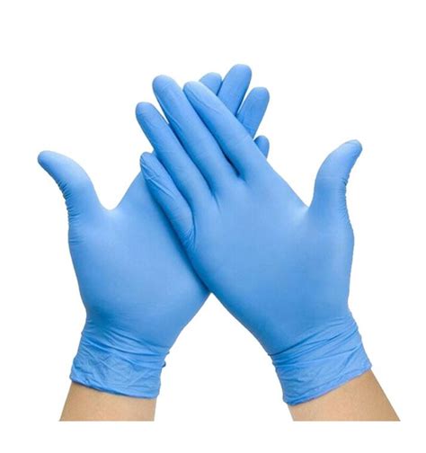 Gants Nitrile Sans Poudre Bleu Taille M Aql Ut S