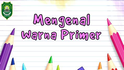 Mengenal Warna Primer Ekstrakurikuler Seni Rupa Kelas Youtube