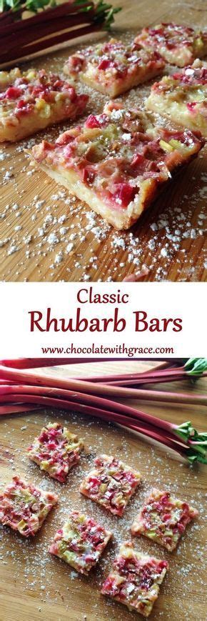 Rhubarb Bars Shortbread Crust And Tangy Rhubarb Topping Rhubarb