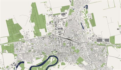 Map of the City of Tiraspol, Moldova Stock Illustration - Illustration ...