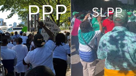 PPP VS SLPP PROTEST IN NEW YORK YouTube