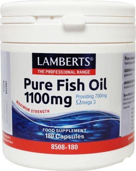 Lamberts Pure Visolie 1100 Mg Omega 3 GG Zorgvragers