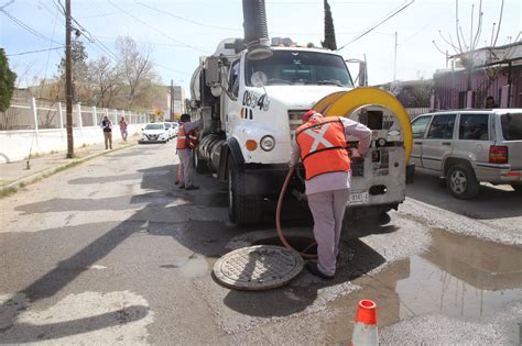 REALIZA LA JMAS LABORES DE PREVENCIÓN Y MANTENIMIENTO EN COLONIA