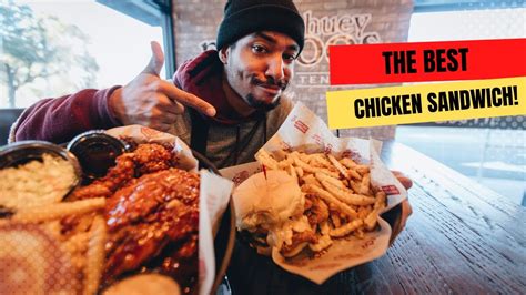 Huey Magoos Issensational The Best Chicken Sandwich Youtube