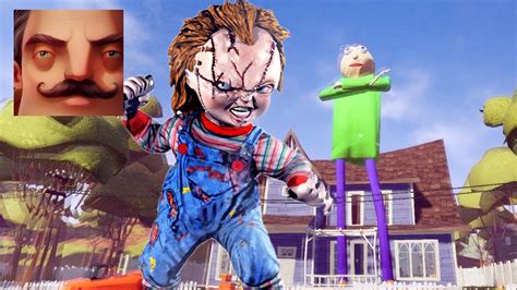 Hello Neighbor My New Neighbor Chucky Act 2 Pillow Gameplay