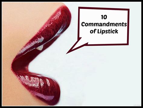 The 10 Commandments Of Lipstick Rules For A Flawless Pout By Makeup Vanmiu Medium