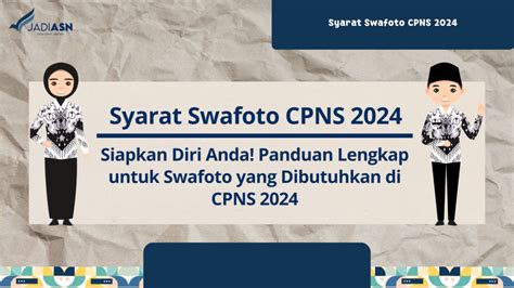 Syarat Swafoto CPNS 2024