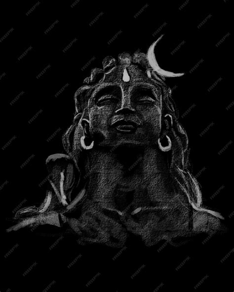 Premium Photo Adiyogi Mahadev Digita Concept Art