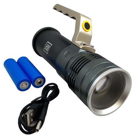 LINTERNA LED 10W RECARGABLE USB LINTERNAS Y FAROLES ILUMINACION LED