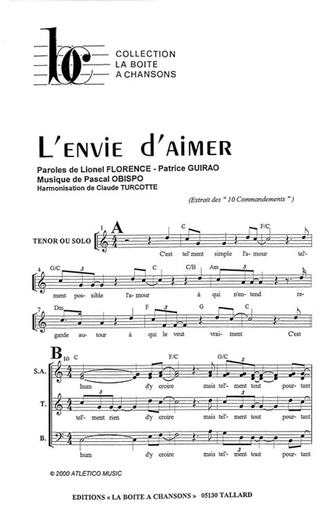 Partition De Musique Diteur De Partitions Pour Chorale