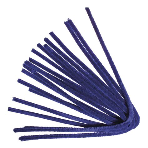 Chenille Cure Pipe Cm Par Bleu Fonc Scrapmalin