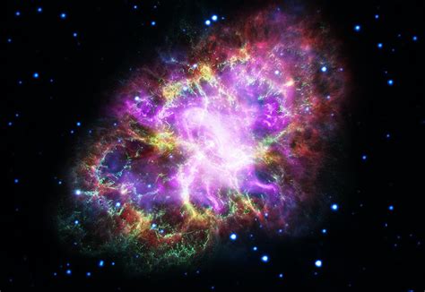 Blue Supernova Explosion