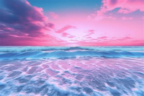 Premium AI Image Beautiful Seascape Image Ai Generative