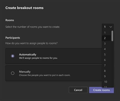 Create Breakout Rooms In Teams Meetings Microsoft Teams Marquette