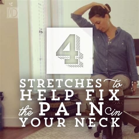 4 Stretches to Fix the Pain in Your Neck — InDependent