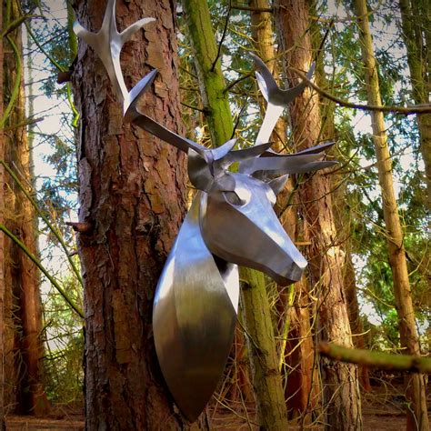 DIY Stags Head Metal Welding Sculpture Patterns by Joshua De - Etsy