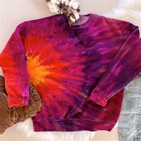 Tye Dye Sweatshirt Etsy