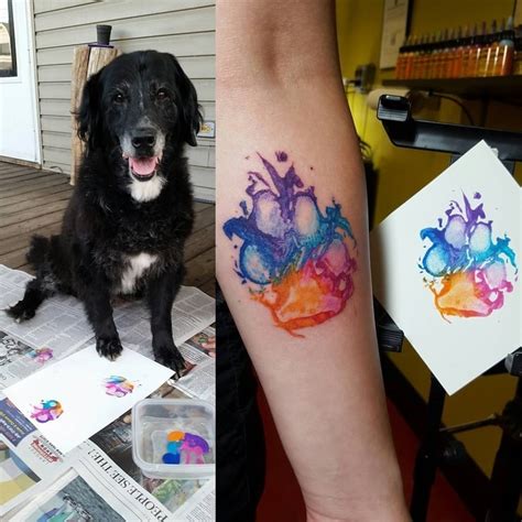 People are "Branding" Themselves with Dog Paw Tattoos