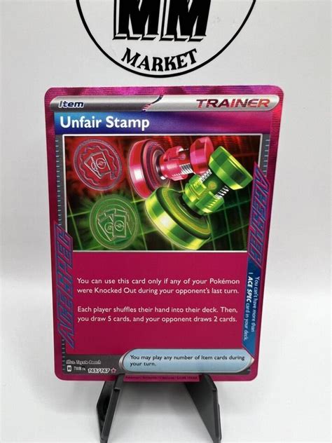 Pokémon TCG Unfair Stamp 165 167 ACE SPEC Rare S V Twilight Masquerade