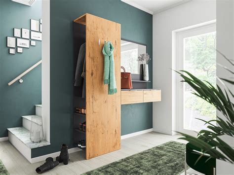 Garderobe Terra 3 Tlg Paneel Softclose Konsole Spiegel 6 Paar Oak Artofit