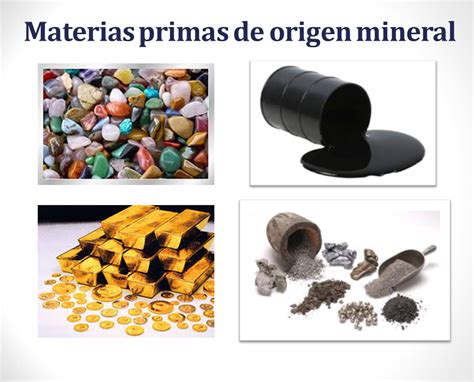 Mat Rias Primas De Origem Mineral Fdplearn