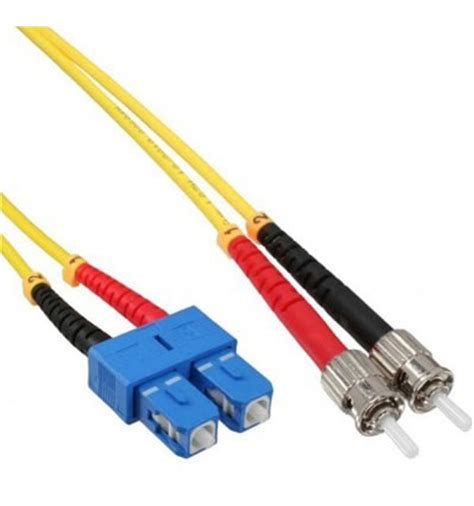 SC ST Fiber Optic Single Mode Cable Duplex OS2 9 125 OFNR