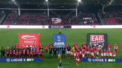 2022 2023 J16 NÎMES OLYMPIQUE EN AVANT GUINGAMP 1 2 Résumé