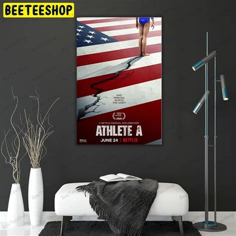 Athlete A Netflix Gymnastics Movie Portrait Canvas Beeteeshop