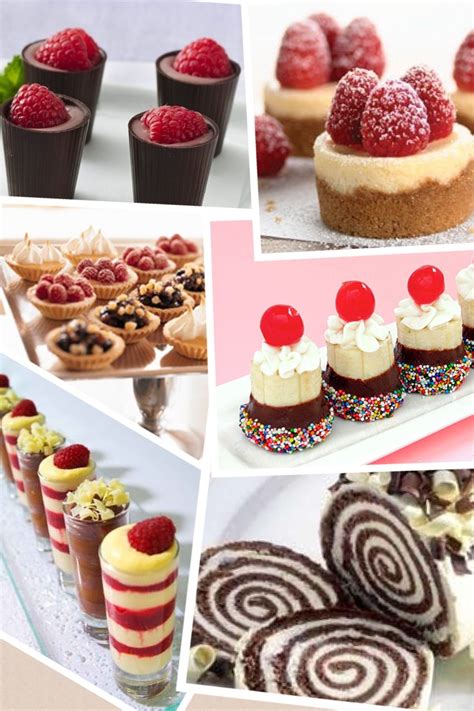 Mini desserts, Small desserts, Desserts