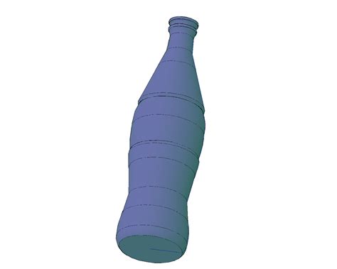 Dibujo Autocad Botella