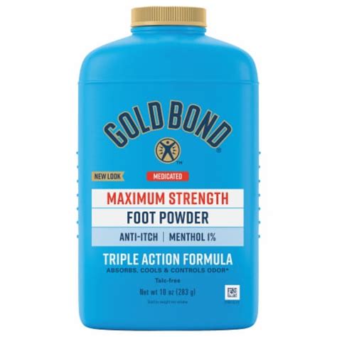 Gold Bond Medicated Maximum Strength Foot Powder, 10 oz - Kroger