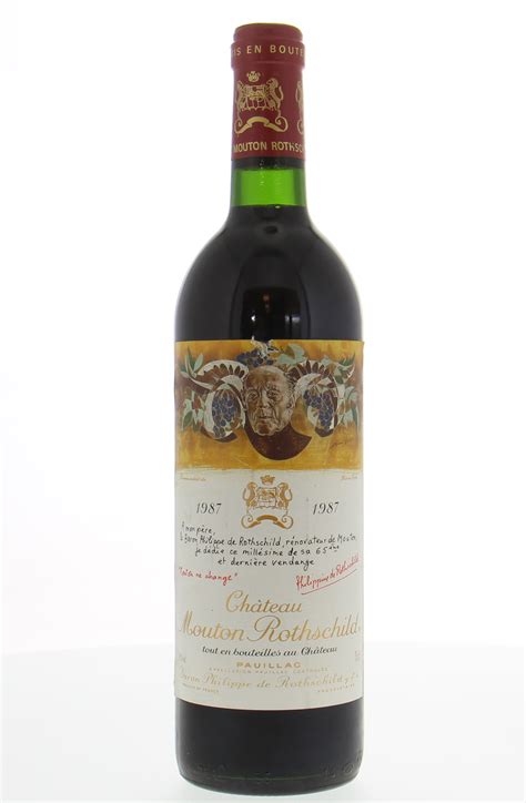 Chateau Mouton Rothschild 1987 Buy Online Best Of Wines