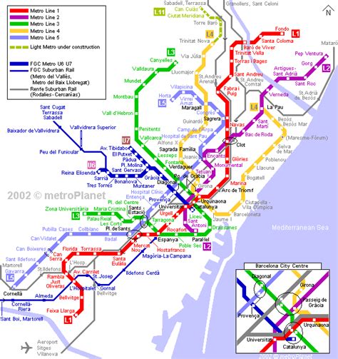 Metro Map Pictures The Barcelona Metro Map Images