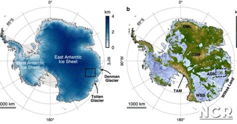 Científicos descubren un antiguo paisaje oculto bajo el hielo de la