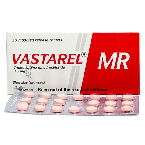 Vastarel Mr 35mg Tablets Uses, Side effects & Price in Pakistan