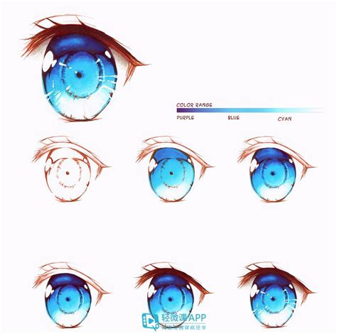 怎么正确画动漫眼睛动漫人物眼睛正确画法