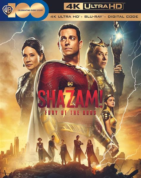 Shazam Fury Of The Gods Usa Blu Ray Amazones Películas Y Tv