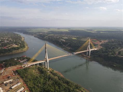 Segunda Ponte Entre Brasil E Paraguai Tem Da Obra Conclu Da