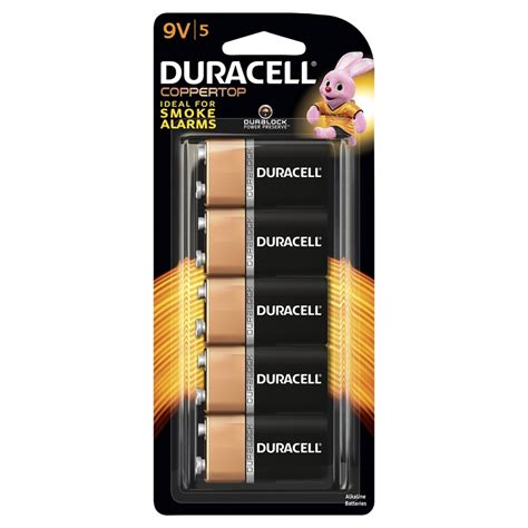 Duracell 9v Batteries 5 Pack Bunnings Warehouse